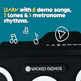 Wicked Gizmos WG Electronic Drum Mat – Portable Roll Up Digital Pad with Sticks view 6