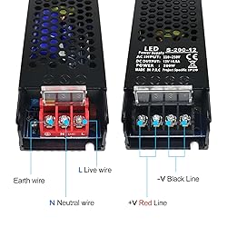 12V 16.5A 200W Universal Regulated Switching Power