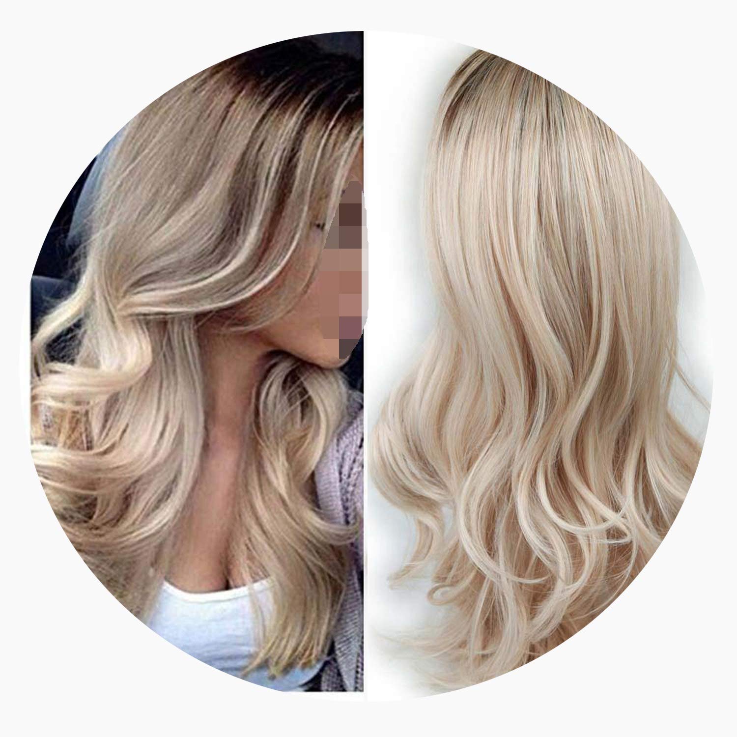 Amazon Com Temperature Synthetic Wig For Black White Women