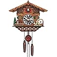 Aimery Cuckoo Clock with Coo Coo Bird Clocks/Cuckoo Clocks for Wall with Bird Chimes (Brown 2)