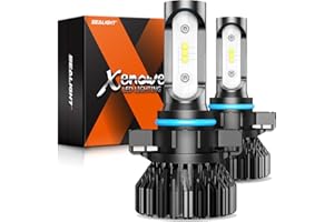 SEALIGHT 5202 LED Fog Light Bulbs, 14000Lumens 600% Brighter 6500K Cool White, Ultra Wide Angle Design, Plug and Play Non-Polarity, Waterproof, Dustproof, 2-Pack for Cars, Trucks, SUVs