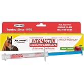 Ivermectin Paste 1.87% Horse Dewormer - Apple Flavored Oral Syringe 6.08g Tube