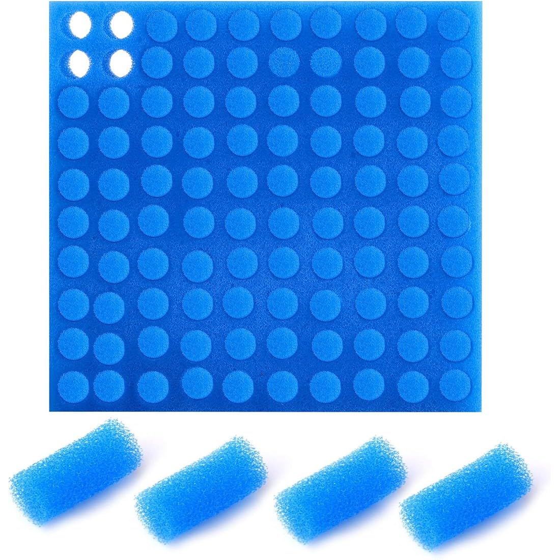 LSUWDE 100pcs Nasal Aspirator Hygiene Filters,Foam Sponge Nasal Aspirator Filters Accessory, Replacement for NoseFrida Nasal Aspirator Filters - BPA, Phthalate & Latex-Free