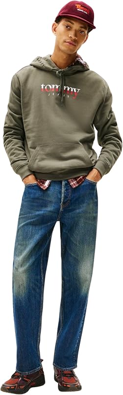 Herren TJM Reg DNA Hoodie EXT Dm0dm22113 Pullover-Sweatshirt, Green (Pewter Green), M EU