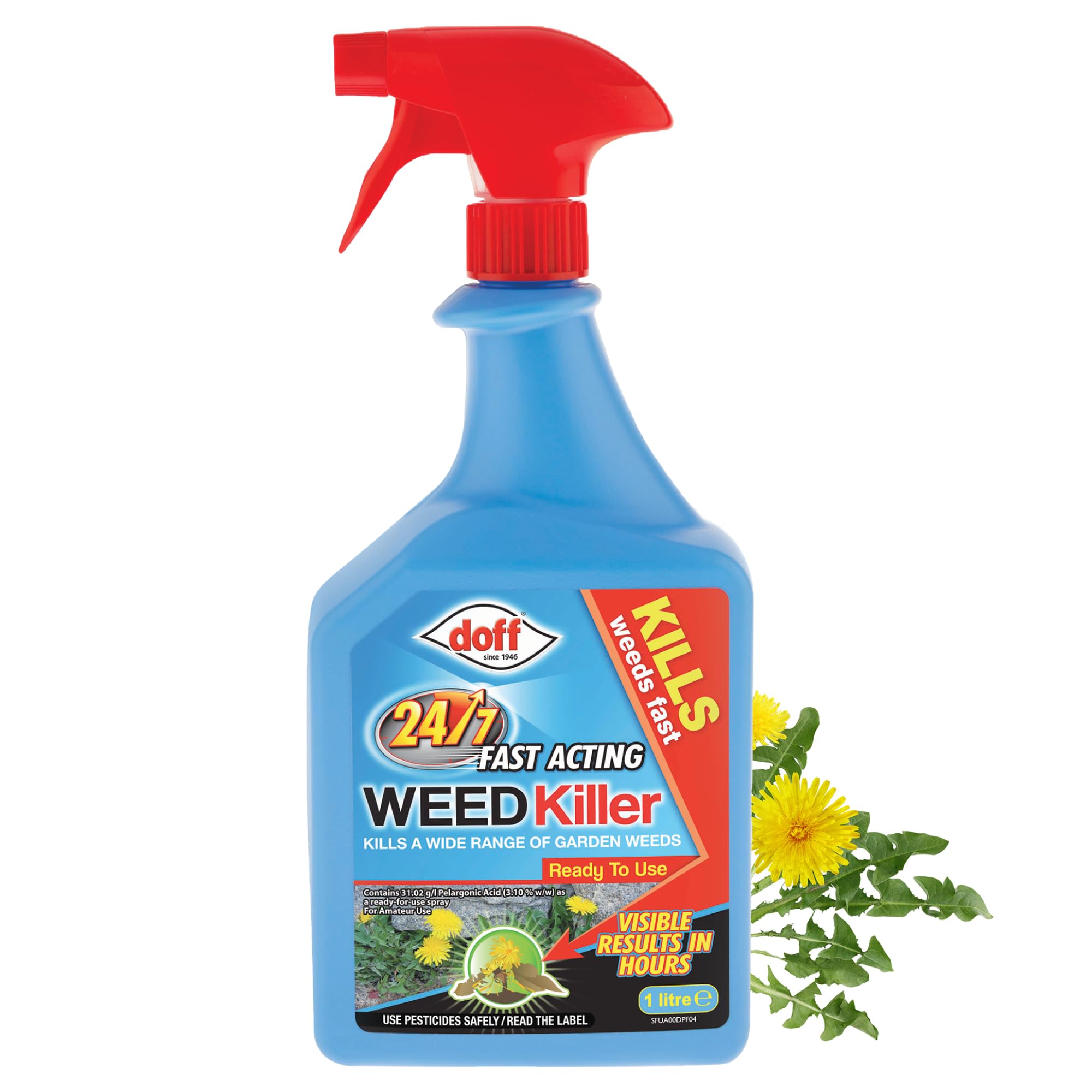 Doff 1L Fast Acting Weed Killer, F-FU-A00-DOF
