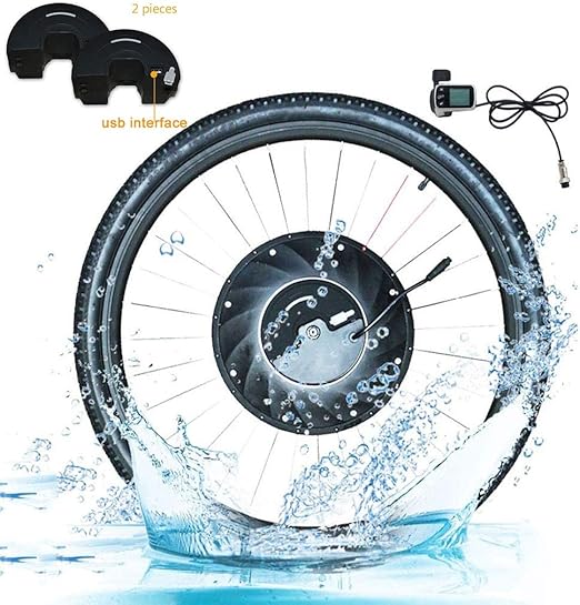 all in one front wheel electric bike conversion kit