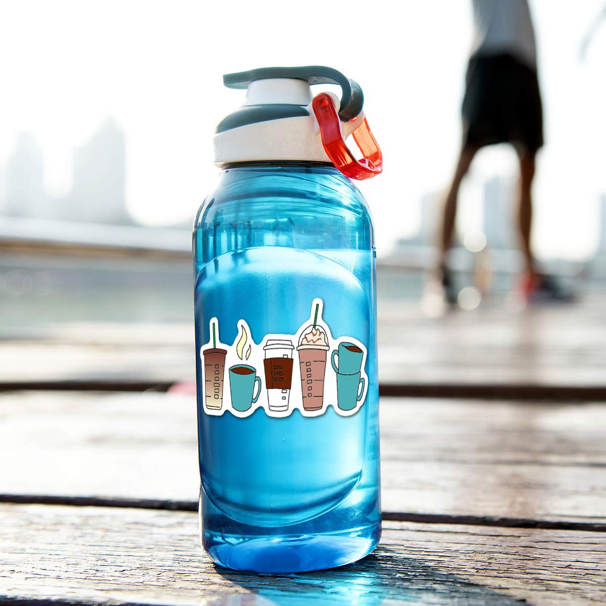 Trendy Vinyl Stickers for Laptop Water Bottles (50-Pack) Cute Waterproof Aesthetic Stickers for Phone Skateboard Guitar