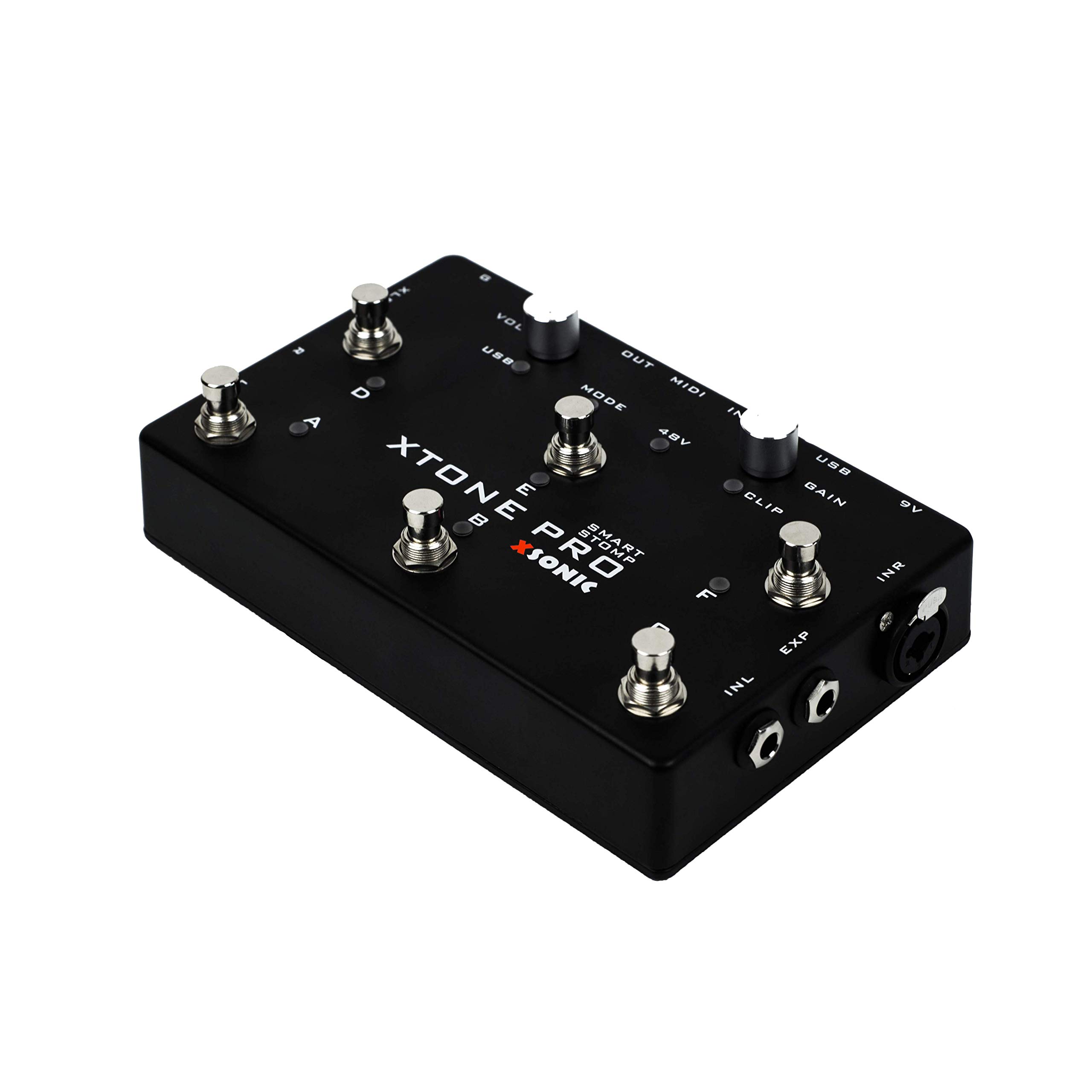 XSONIC Xtone Pro Professional Mobile Audio Interface with Ultra Low Latency, 192KHz&114dB, 2 Input, 3 Output, EXP Input, Support iOS, Windows, Mac, BIAS FX, Audio Interface for Live Gig, Home Studio