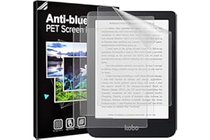 TiMOVO 3 Pack Screen Protector for Kobo Clara Colour 6" 2024/Kobo Clara BW 6" 2024/Kobo Clara 2E 6" 2022, Premium Full-Covera