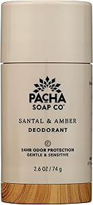 PACHA SOAP Santal & Amber Deodorant, 2.6 OZ