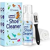 Viomis Suede Shoe Cleaner Kit - 200ml (6.76oz) Professional Suede & Nubuck Cleaner with Specialized Brush & Microfiber Towel - Waterless Cleaning Solution for Boots, Sneakers, Handbags and Jackets