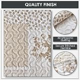 Emma Barclay Cotswold Quilted Patchwork Bedspread Set Natural Double view 3