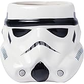 Silver Buffalo Star Wars Stormtrooper Big Face 3D Sculpted Ceramic Coffee Mug for Cappuccino, Latte or Hot Tea, 20-Ounces, White