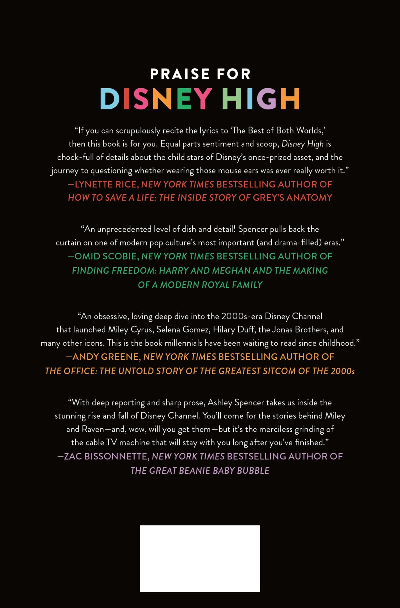 Disney High: The Untold Story of the Rise and Fall of Disney Channel's Tween Empire