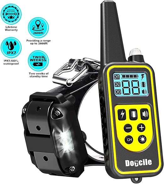 yisence dog training collar manual