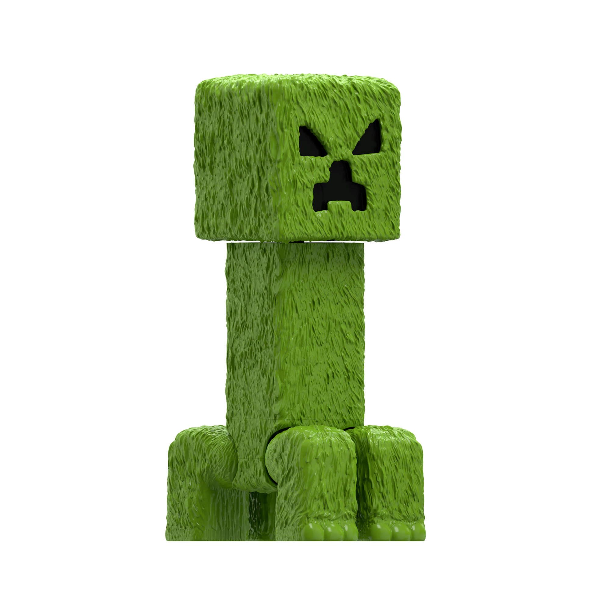 Mattel Minecraft Große Actionfiguren, 30 cm große, bewegliche Creeper-Sammelfigur, inspiriert von Ein Minecraft Film, JFR66, [Mehrfarbig] 5