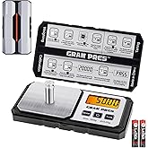 GRAM PRES Digital Pocket Gram Scale 500g x 0.01g Accuracy, Small High Precision Portable Scale Digital Weight Grams and Oz fo