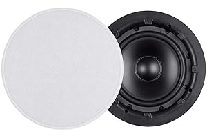 Monoprice Ceiling Speaker 8-inch Subwoofer Dual Voice Coil (Each) - Aria Series