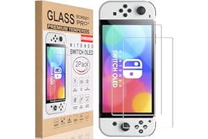 XINRUISEN 2Pack Screen Protector for Nintendo Switch Oled 2023, Tempered Glass Screen Protector for Nintendo Switch OLED New Model 7inch, Screen Protective Glass Cover Saver Protection for Switch OLED