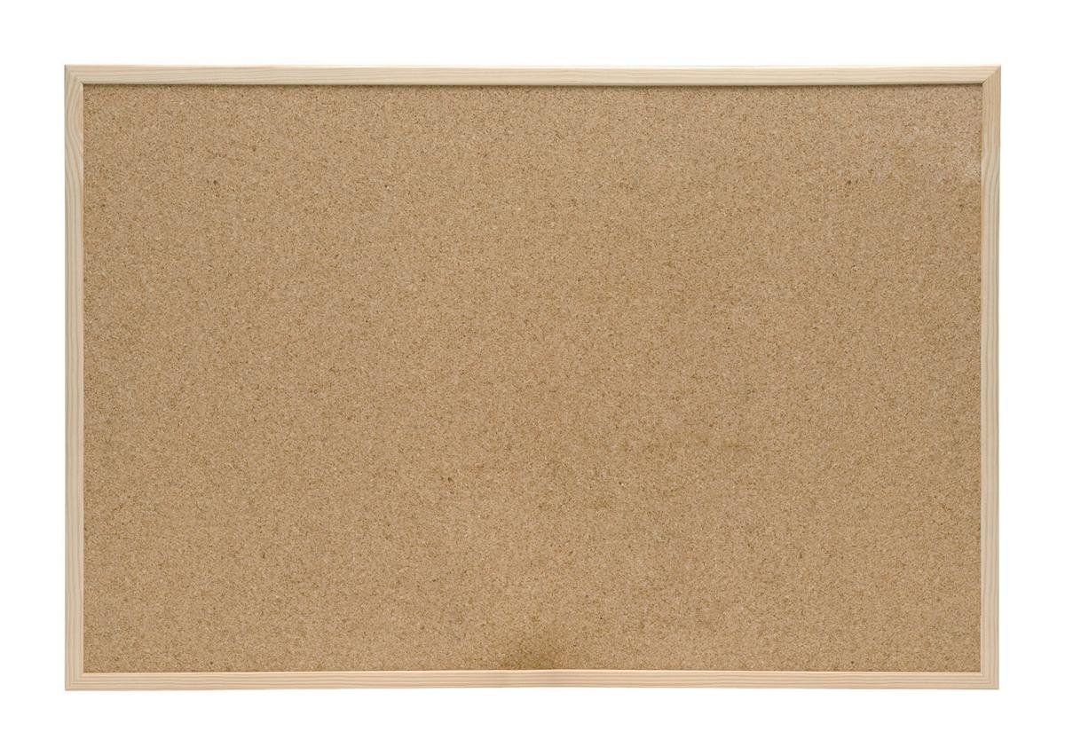 5 Star Office Noticeboard Cork with Pine Frame WxH : (400X600)mm