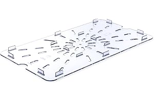 Carlisle FoodService Products 1021507 StorPlus Full Size Polycarbonate Drain Shelf, Clear