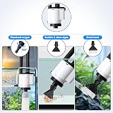 AQQA 8-in-1 Fish Tank Cleaner 30W Aquarium Gravel Cleaner with 2m Hose view 3