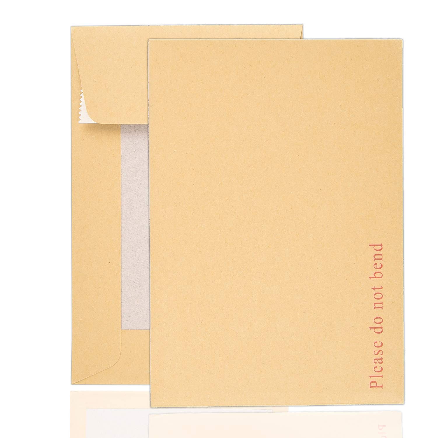 Arpan 162 x 114 mm A6 C6 Manilla Hard Board Backed Envelopes Do Not Bend (Pack of 100)