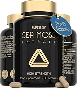 SuperSelf Sea Moss Capsules 2000mg 30 Each North Atlantic Irish Sea Moss Vegan view 1