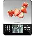 Food Scale with Nutritional Calculator, Calorie Scale, Kitchen Scales Digital Weight Grams and Ounces, for Meal Prep, and Weight Loss, Units in Lbs, Grams, Ounces, Batteries Included