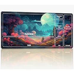 Playmat with Zones for MTG Magic The Gathering, 24