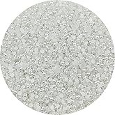 YHYPOCI 10000pcs 3mm Half Pearls for Crafts Flatback Round Half Pearl Beads for Jewelry Making Nail Art Scrapbook Craft Wedding Dress Decoration(White)