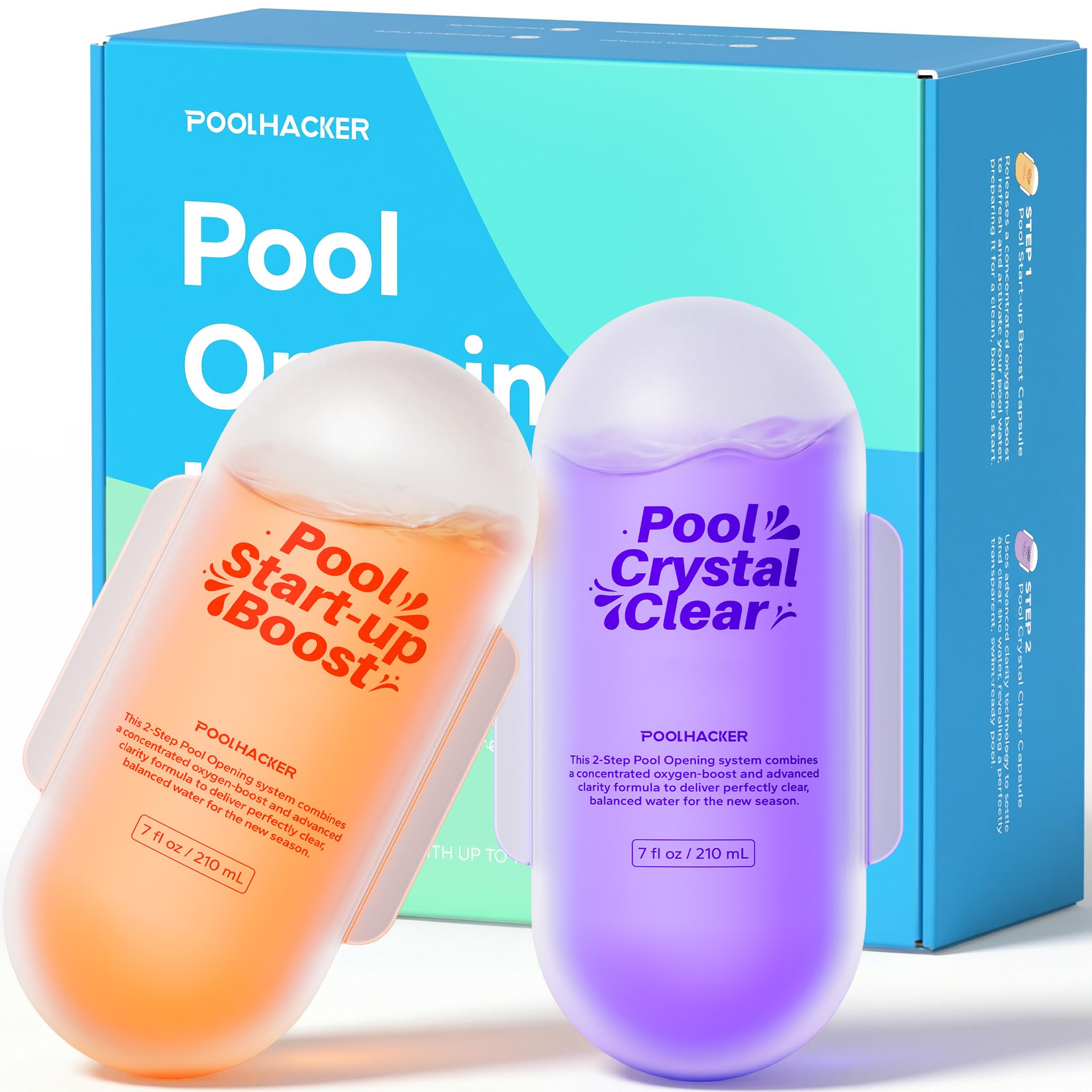 Photo 1 of POOLHACKER 3 in 1 Pool Opening Kit - Pool Start Up Kit for Above Ground & Inground Pools, Easy to Use, Up to 15,000 Gallons