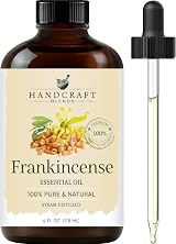 Handcraft Blends Frankincense Essential Oil 118 ml Pure & Natural with Glass
