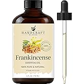 Handcraft Blends Frankincense Essential Oil - Huge 118 ml - 100% Pure and Natural - Premium Grade with Glass Dropper