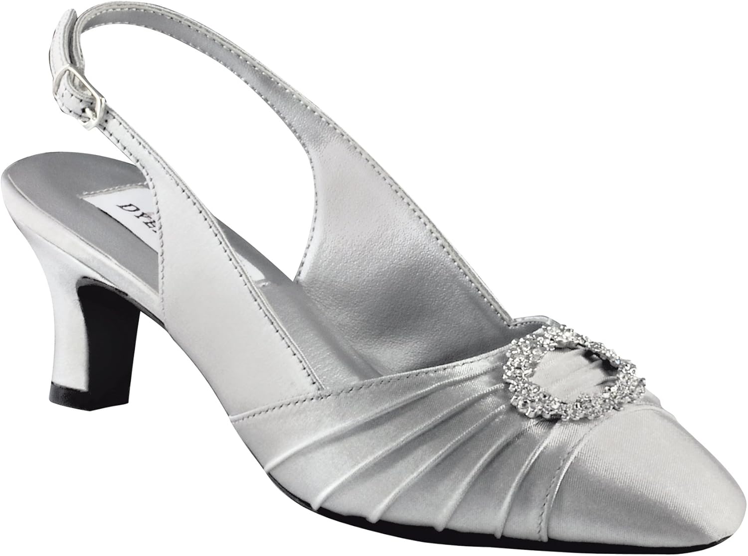 extra wide silver shoes