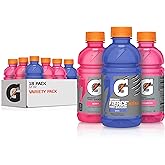 Gatorade Thirst Quencher, Grape Berry, Strawberry Variety Pack, 12 Fl Oz (Pack of 18)