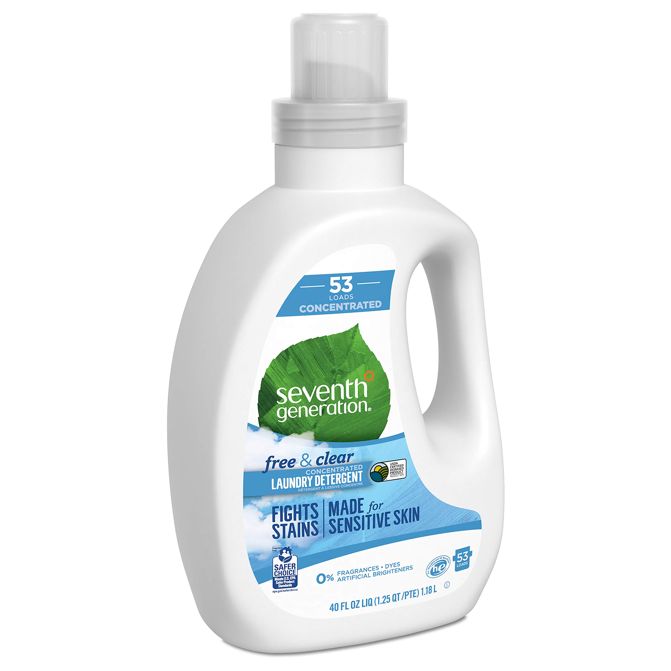 Seventh Generation Concentrated Laundry Detergent, Free Clear Unscented