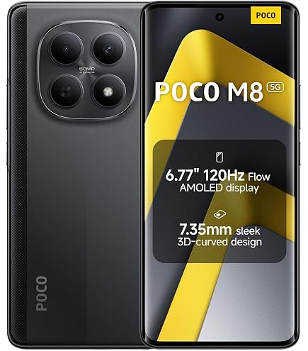 Amazon.com: XIAOMI Poco M8 5G Ai (Compatible with Tmobile Mint