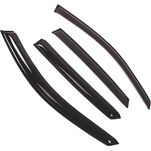 TuningPros Outside Mount Window Vent Visors Rain Guards Compatible with Infiniti FX35 FX45 2003-2013...