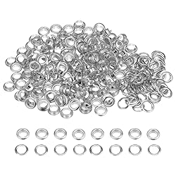HARFINGTON 200 Set Color Round Grommets 8mm