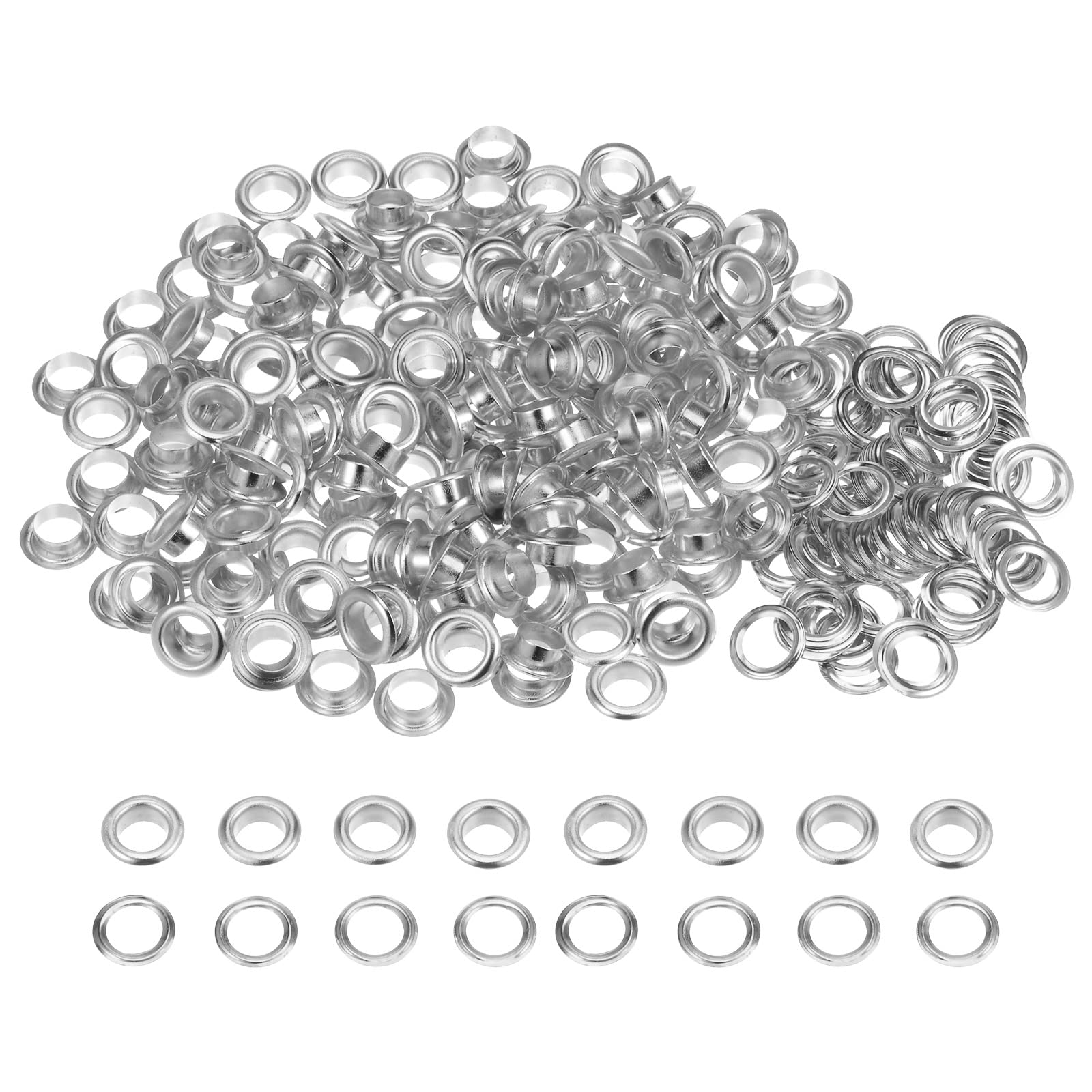 HARFINGTON 200 Set Color Round Grommets 8mm
