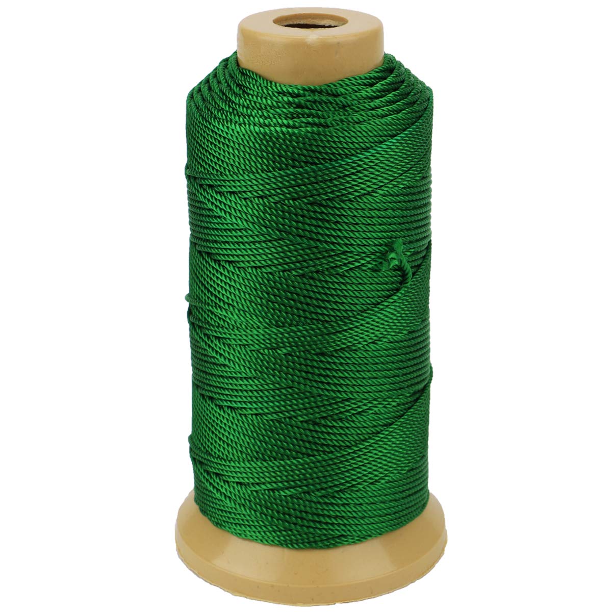 McFanBe 328 Feet Twisted Nylon Twine String Cord for Gardening Marking DIY Projects Crafting Masonry (1.5mm-328 feet, Green)