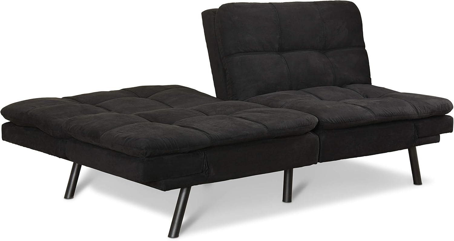 Mainstays Memory Foam Convertble Futon with a Dozen of Cleaning Clothes