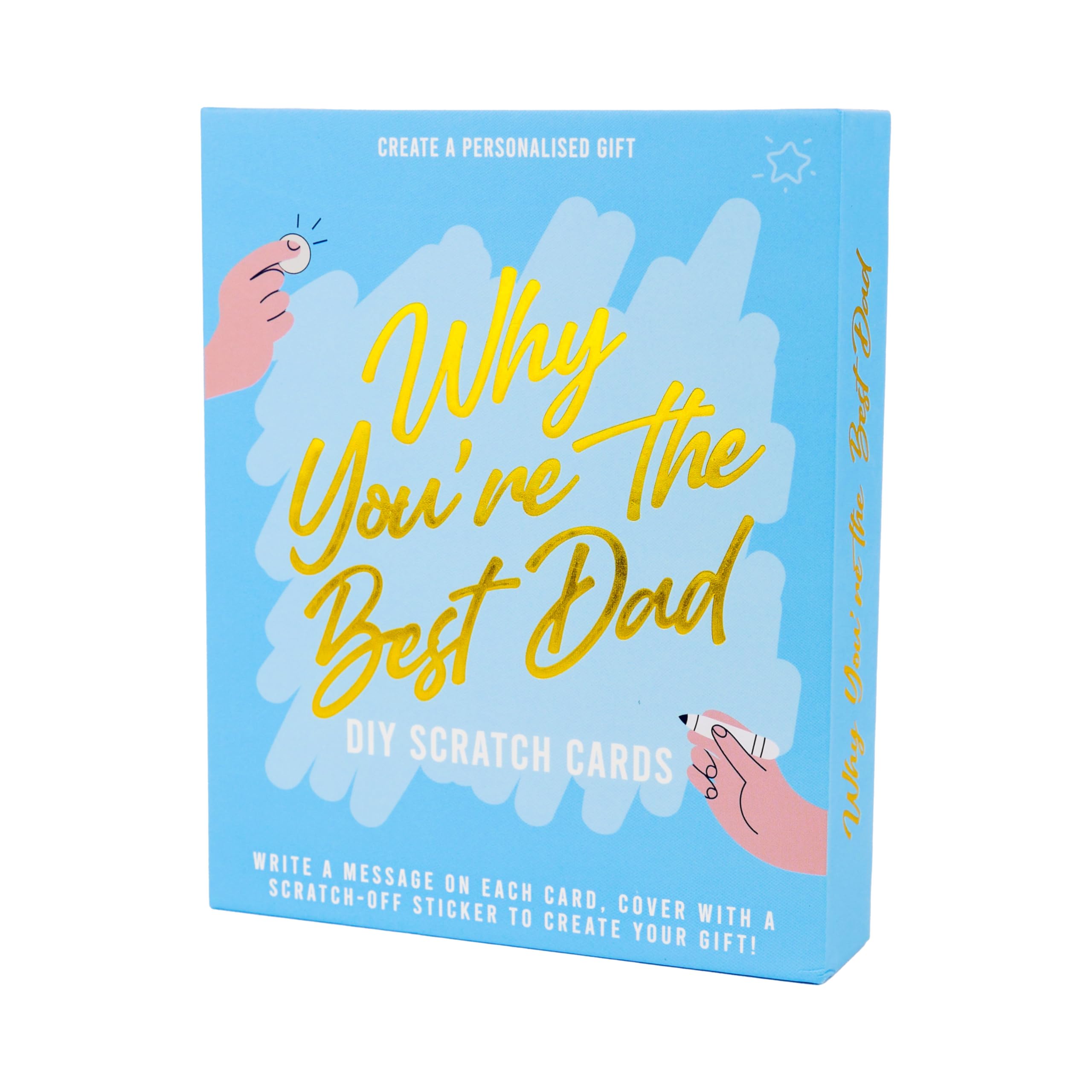 Reasons Why You're the Best Dad - DIY Scratch Cards - Personalised Unique Gift