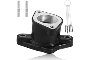 SOAJEE 27mm Intake Manifold for CG 125cc 150cc 200cc 250cc Vertical Engine ATV Go Kart Quad Trail Pit Dirt Bike Dune Buggy Off Road 4 Wheeler Roketa Sunl Jetmoto KP Mini BMS JCL