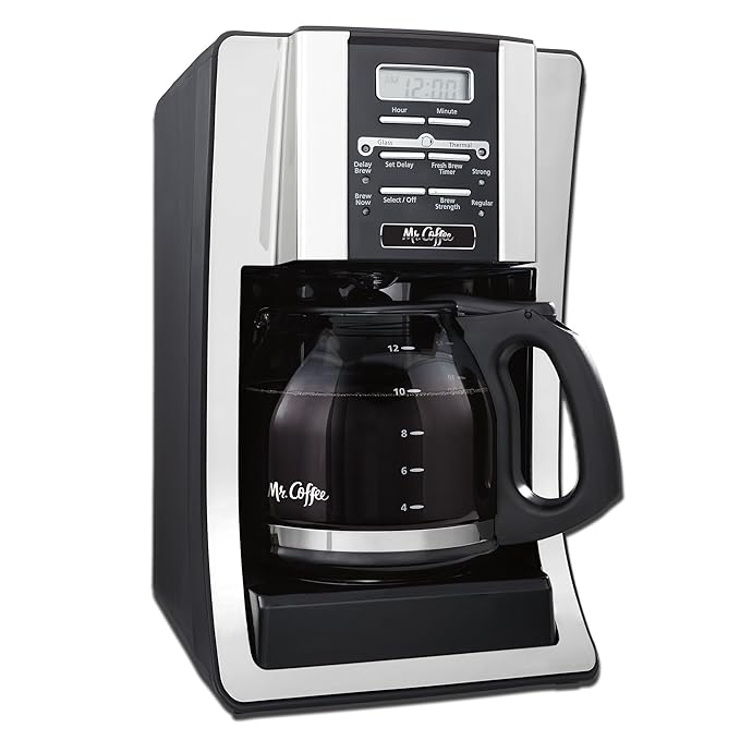 Buy Mr. Coffee BVMCSJX33GT 12Cup Programmable Coffeemaker, Chrome by