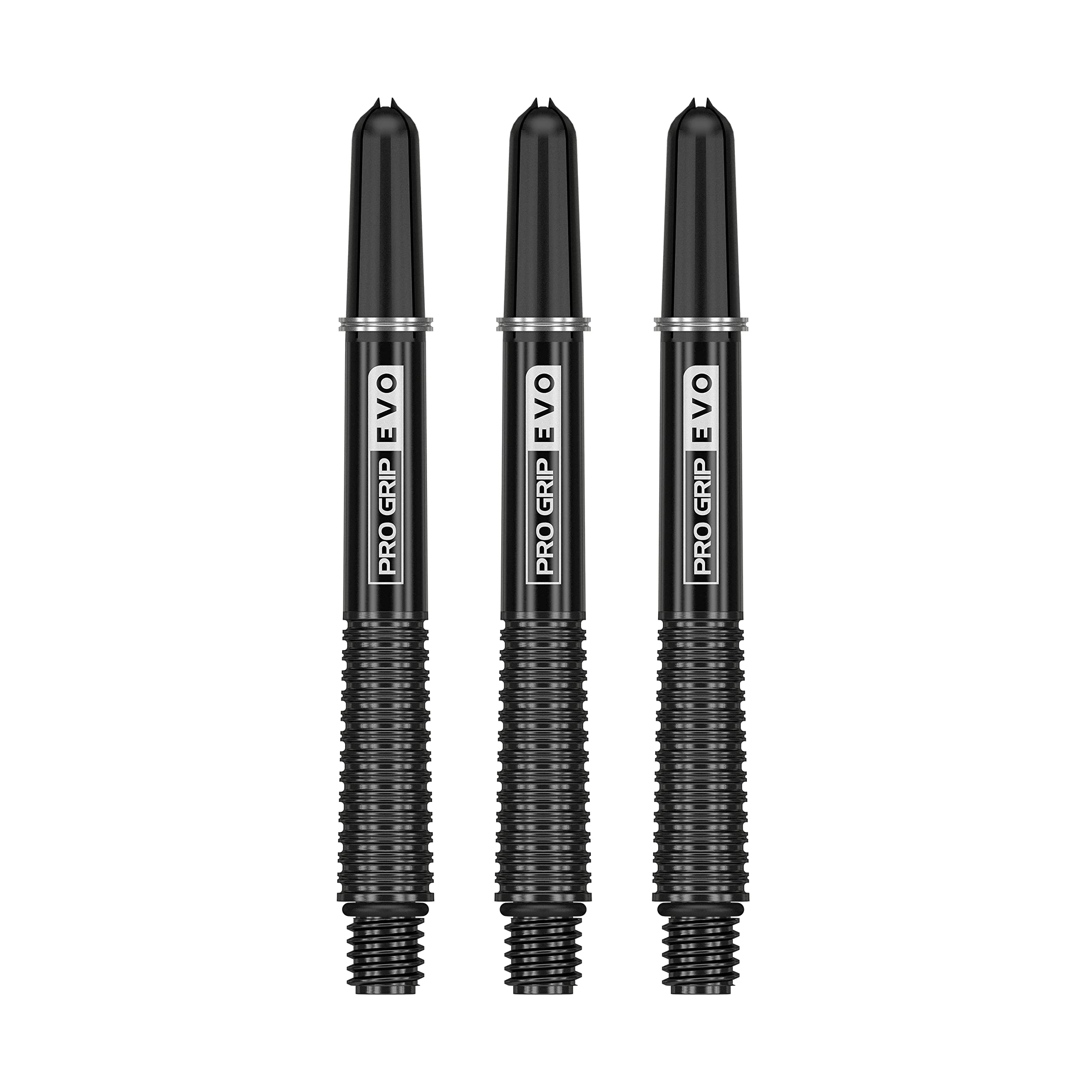 Target Darts Pro Grip Evo Black Aluminium Medium Dart Shafts