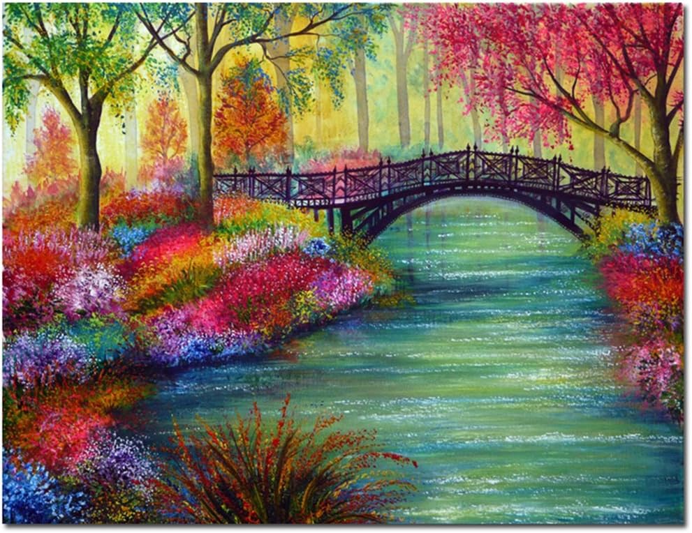 Paint By Number 16" X 20" Kit (Unframed-Box) Rainbow Flower