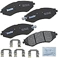 Bendix Priority1 CFC1035 Ceramic Front Brake Pads for Select Models Chevrolet Aveo, Aveo5, Optra, Spark, Spark EV, Pontiac G3, G3 Wave, Wave5, Suzuki Forenza, Reno, Swift+