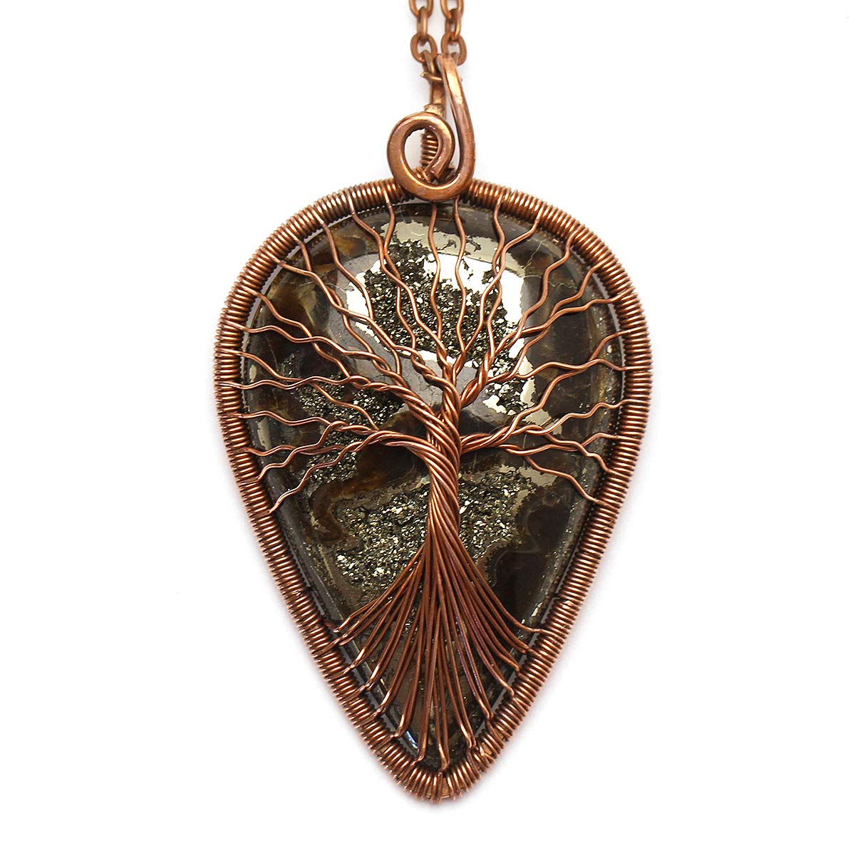 Tree of Life Pendant Wire Wrapped Necklace
